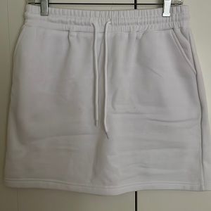 White Skirt- very soft- sweatpants material